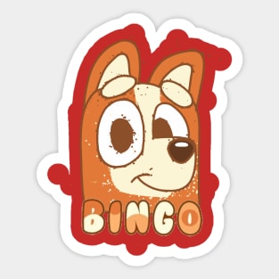 Cute red heeler Sticker